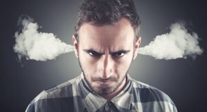 Angry Man with Steam Coming From His Ears - Healthy Solutions