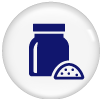 Powder Manufacturer Icon - Healthy Solutions